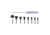 Allen 70648 X-Ring Laser Bore Sighter Made Of Black Steel For .177 To .50 Calibe