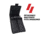 ALLEN 78-7 PISTOL CASE W/MAG POUCH COMPACT BLK