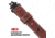 ALLEN 8508 LEATHER SLING WESTERN SCALLOP, BROWN