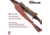 Allen Heritage Western Scallop Leather Rifle Sling, Brown, 8508
