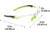 Allen All-In Youth Shooting Safety Glasses, Green/Black Frame, Clear Lenses, Youth, 2376