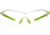 Allen All-In Youth Shooting Safety Glasses, Green/Black Frame, Clear Lenses, Youth, 2376