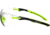 Allen All-In Youth Shooting Safety Glasses, Green/Black Frame, Clear Lenses, Youth, 2376
