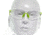 Allen All-In Youth Shooting Safety Glasses, Green/Black Frame, Clear Lenses, Youth, 2376