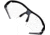 Allen Aspect Shooting Safety Glasses, Black/Gray Frame, Clear Lenses, One Size, 2380
