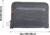 Allen Auto-Fit 2.0 Deluxe Handgun Case, Heather Gray/Red, 12 in x 8 in, 7757