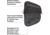 Allen Auto-Fit 2.0 Handgun Case, Heather Gray/Red, 10.5 in x 7.25 in, 7748