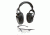 Allen Axion Ballistic Muff and Glasses Combo, Black, 2335