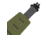 Allen KLNG Traction Rifle Sling, Molded Rubber, Ranger Green, 8533