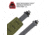Allen KLNG Traction Rifle Sling, Molded Rubber, Ranger Green, 8533