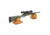 Allen Longmont Leather Filled Front &amp; Rear Shooting Rest Combo, Light Brown, 15125