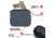 Allen Pistol Pouch Charcoal Neoprene, 9in, Charcoal, 3637
