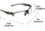Allen Outlook Shooting Safety Glasses, Smoke Frame, Clear Lenses, One Size, 2383