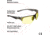 Allen Outlook Shooting Safety Glasses, Smoke Frame, Yellow Lenses, One Size, 2382
