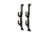 Allen Plastic Window Mount Gun Rack, Black, 17450
