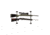 Allen Plastic Window Mount Gun Rack, Black, 17450