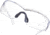 Allen Protector Shooting Safety Glasses, Clear Frame, Clear Lenses, One Size, 2385