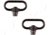 Allen Push Button QD Swivel, Black, 1.25in, 14516