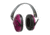 Allen Reaction Lo-Profile Shooting Muff and Glasses Combo, Adult, Orchid/Clear, 2317