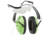 Allen Reaction Lo-Profile Shooting Muff and Glasses Combo, Youth, Neon Green/Clear, 2318