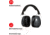 Allen Sound Defender Foldable Safety Earmuffs, 26 dB NRR, ANSI S3.19 &amp; CE EN352-1 Hearing Protection Rated, Black/Gray, One Size, 2336