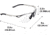 Allen Trigger Shooting Safety Glasses, Metal Frame, Clear Lenses, One Size, 2368