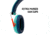 Allen ULTRX Passive Youth Hearing Muff, Childrens, Teal, 4115