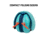 Allen ULTRX Passive Youth Hearing Muff, Childrens, Teal, 4115
