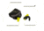 Allen ULTRX Shift Adjustable Protection Ear Plugs, Gray/Yellow, 4103