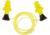 Allen ULTRX Tethered Silicone Ear Plugs, 3-Pairs, Yellow, 4118