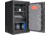 Barska 2.02 Cu. ft Biometric Keypad Fire Resistant Safe, Black, Medium, AX13744