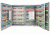 Barska 400 Key Adjustable Lock Box Security Safe w/ Key Lock, Steel, Gray CB12490