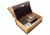 Barska Antique Map Book Lock Box Safe w/ Key Lock, Brown, Outer Size 7 x 2.75 x 10.75 in CB12480