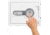 Barska Fire Resistant Security Safe, Compact Biometric, 0.75 Cu, White, Medium, AX13738