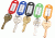 Barska Individual Key Tags, Pack of 50, Removable Write-On Label, Assorted Colors, Tag Size - 2 x 0.19 x 0.88 in AF12496