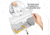 Barska Wall-Mount Top Opening Mail Drop Box, White, Large, CB14074
