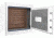 Barska White Keypad Jewelry Safe, Dark Interior, Steel, White, Outer Size 18 x 14 x 17.5 in AX12732