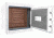 Barska White Keypad Jewelry Safe, Dark Interior, Steel, White, Outer Size 18 x 14 x 17.5 in AX12732