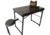 BenchMaster Shooting Table With Seat, Steel Consruction, Black, BMST2