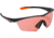 Beretta Shooting Glasses Clash Scarlet W/rigid Case