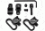 BlackHawk Magnum Band, 1.25inch Blued Swivels 70SW06BK 