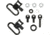 BlackHawk QD-115 LOK-DOWN Pump &amp; Semi-Auto Shotgun Stud Swivel Set 70SW20BK