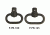 Blue Force Gear PPB125 Vickers Push Button 1.25 Swivel Bases Black Stainless Steel
