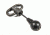 Blue Force Gear RED Swivel-Rapid Emergency Detachment Swivel For Push Button Sockets, 1in, Black, 1in P-PBER-100