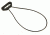 Blue Force Gear UWL625BK Vickers Universal Wire Loop 1.25 Black Aluminum