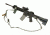Blue Force Gear Vickers Padded 2-To-1 Sling, Red Swivel Version, Nylon Adjuster And Hardware, Foliage Green VCAS-2TO1-RED-200-AA-FG