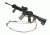 Blue Force Gear Vickers Padded 2-To-1 Sling, Red Swivel Version, Nylon Adjuster And Hardware, Foliage Green VCAS-2TO1-RED-200-AA-FG