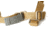 Blue Force Gear Vickers Padded Push Button Sling w/Nylon Adjuster and Hardware, Coyote Brown, VCAS-PB-200-AA-CB