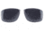 Bob Allen SG8 Base Shooting Replacement Lenses, Gray 40030 