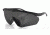 Bobster Delta Ballistics Shooting Glasses, Z87, Black Frame, 2 Lens EDEL101
